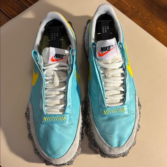 Nike Turquoise & Yellow Waffle-Inspired Sneakers - Picture 7 of 10